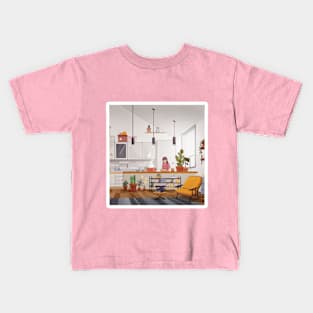 Making Lunch - Square Kids T-Shirt